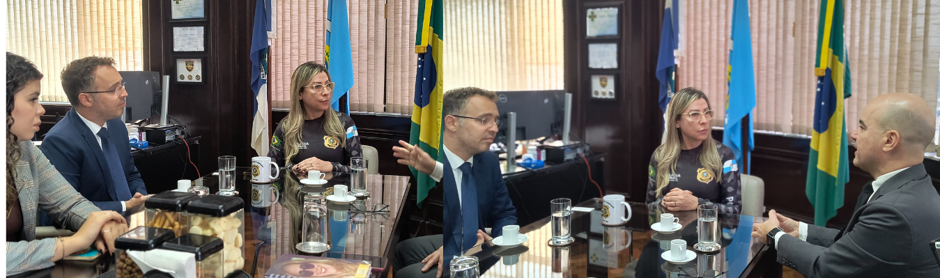 Secretária da Seap recebe Cônsul-Geral do Uruguai no Rio de Janeiro