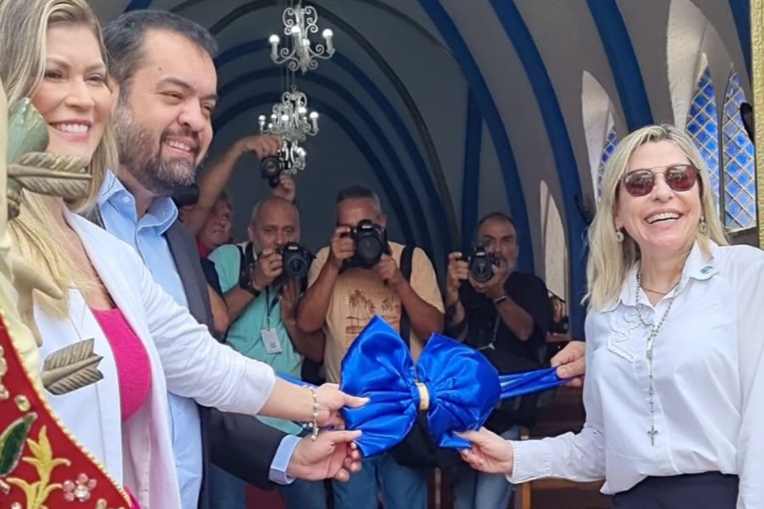 Governador participa de reinauguração de capela de presídio feminino 