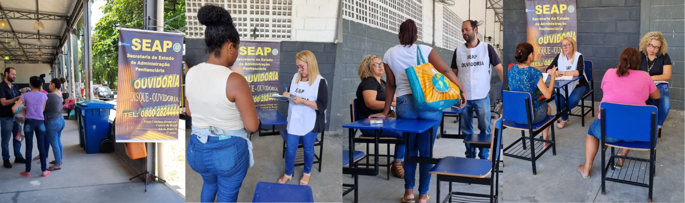 Ouvidoria Itinerante realiza atendimento no Complexo de Gericinó
