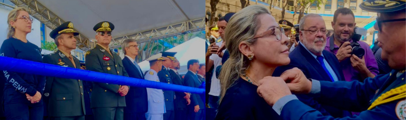 Secretária da Seap recebe medalha Mérito Dom João VI