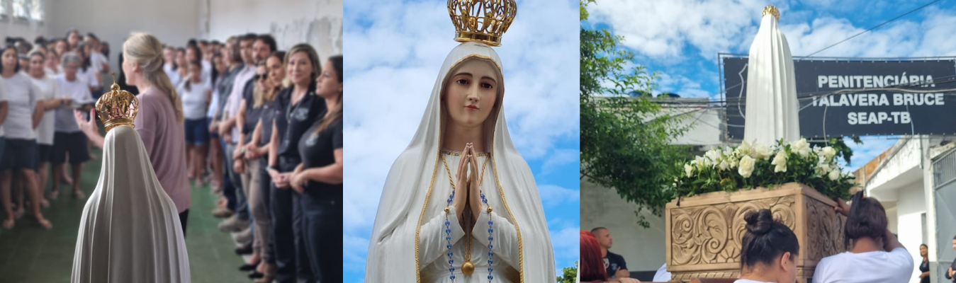 Penitenciária Talavera Bruce recebe a visita da imagem de Nossa Senhora de Fátima 