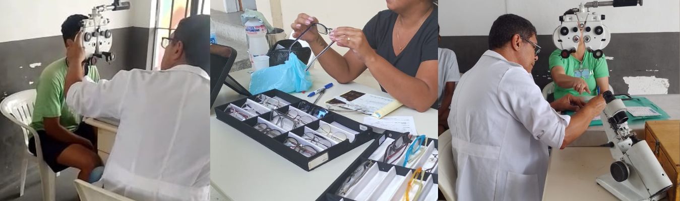 SEAP e ADVEC oferecem exame de vista para confecção de óculos para custodiadas