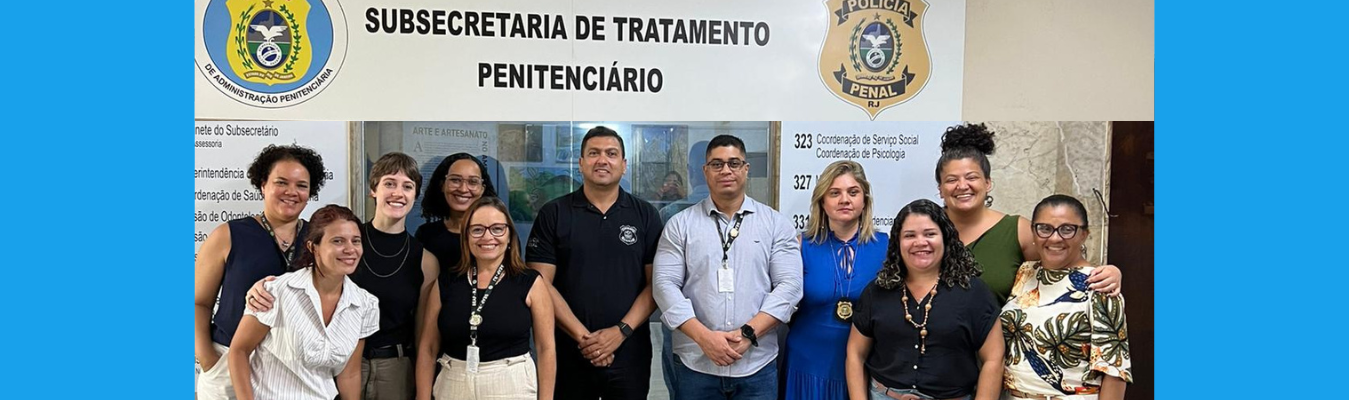 Subsecretaria de Tratamento Penitenciário da Seap realiza reunião com equipe multidisciplinar que irá aturar na Governança os Escritório Sociais do CNJ