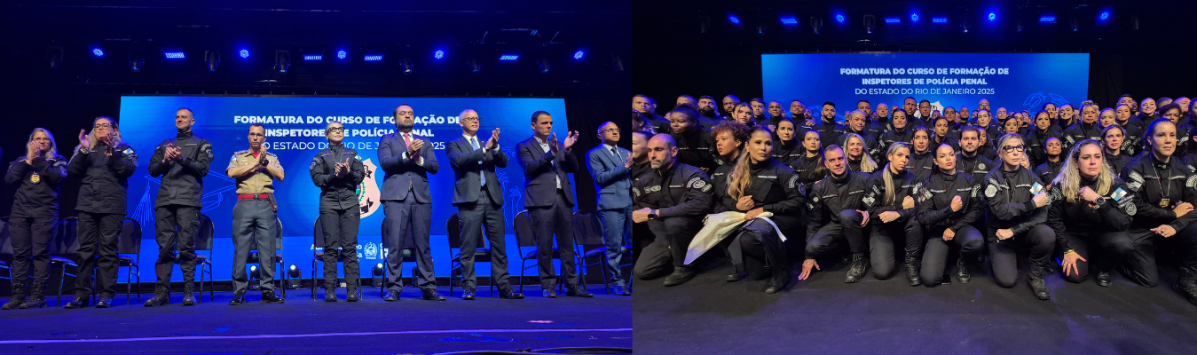 Governo do Rio de Janeiro e Seap formam primeira turma do Curso de Formação para Inspetor de Polícia Penal 2025
