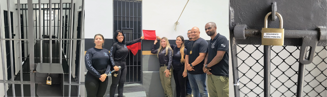Seap inaugura galeria de isolamento na Penitenciária Talavera Bruce