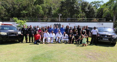 SEAP realiza 2⁰ desafio de Jiu-jitsu de lutas casadas entre os Inspetores de Polícia Penal, no Complexo de Gericinó