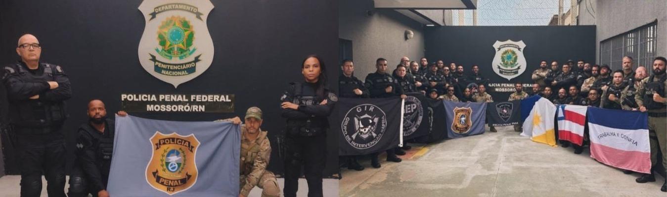 Polícia Penal do Rio participa de missão da Força Penal Nacional no Rio Grande do Norte