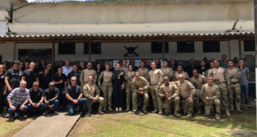 Secretária da SEAP participa da cerimônia de hasteamento do banner oficial do GIT 