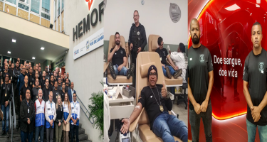  Policiais Penais e o Segurança Presente se unem em ação no Hemorio