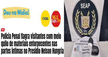 Polícia Penal impede entrada de material supostamente entorpecente em unidade prisional