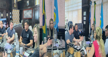 Seap e Fundação Santa Cabrini realizam reunião sobre fábrica de costura na Penitenciária Talavera Bruce