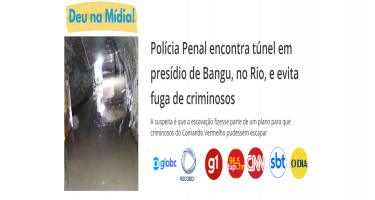 Polícia Penal encontra túnel em presídio de Bangu e desarticula plano de fuga