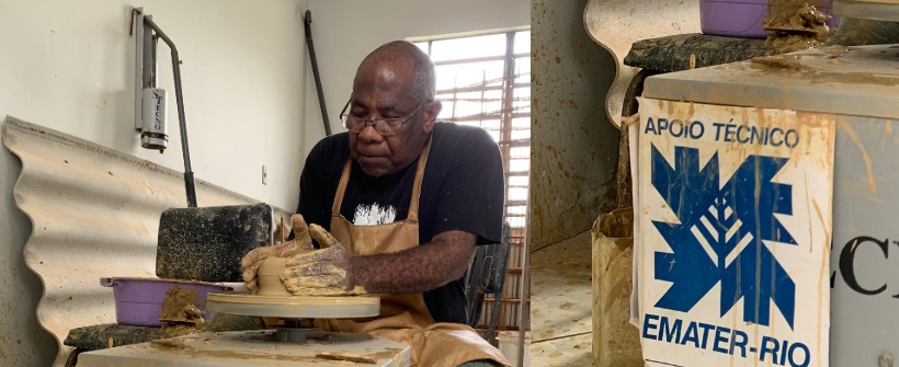 Casa do Artesão volta a funcionar no escritório local da Emater-Rio em Itaguaí