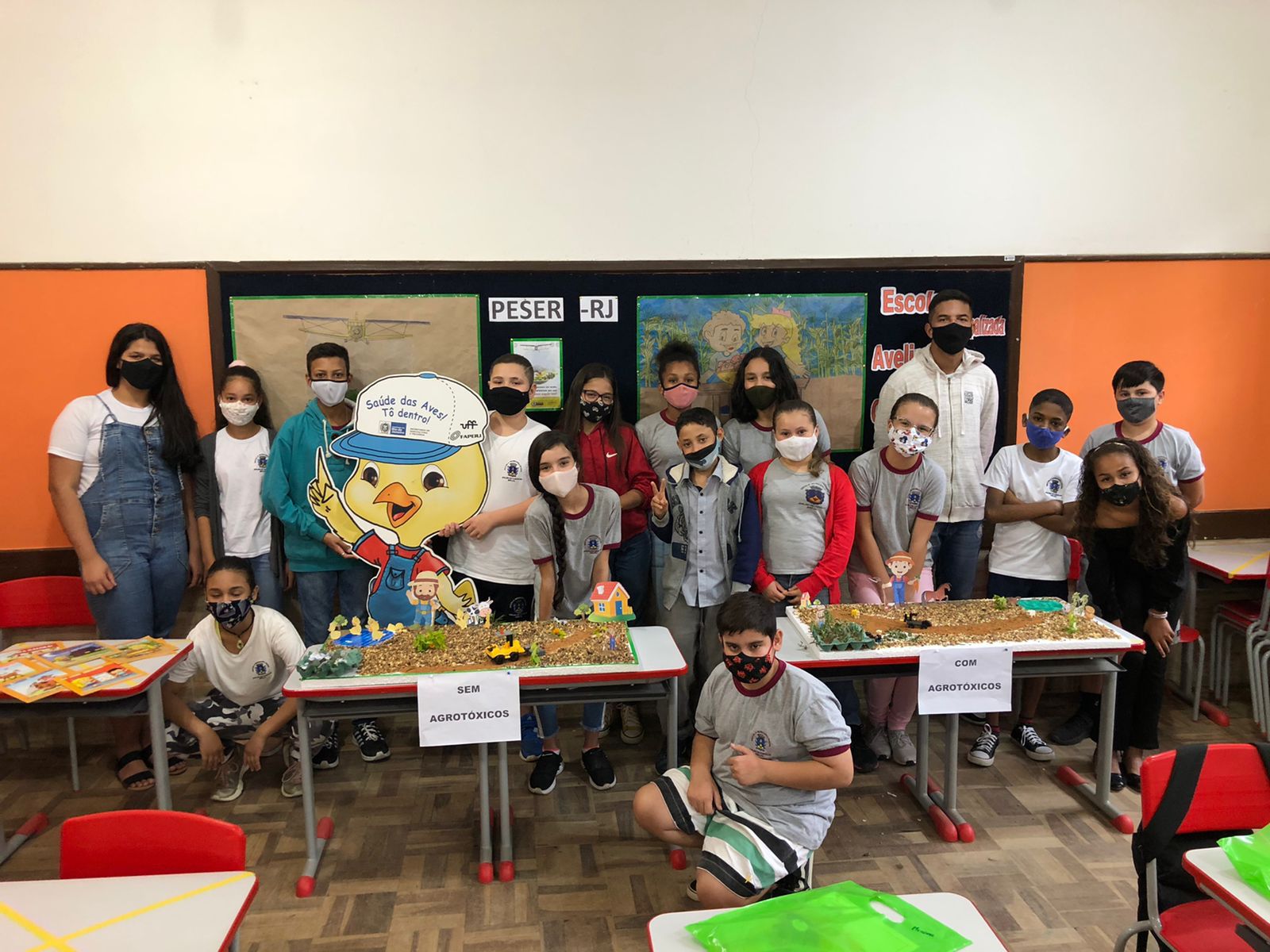 Secretaria de Estado de Agricultura realiza ações educativas para crianças e adultos