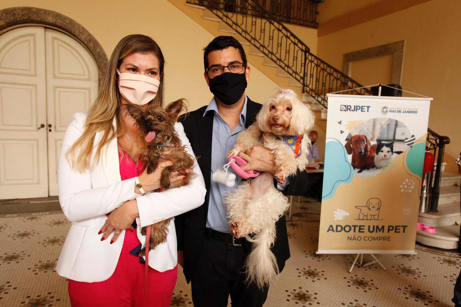 Palácio Guanabara abriu as portas para abençoar os animais