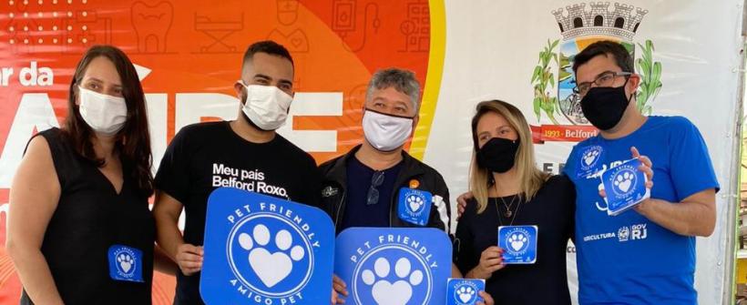 RJPET lança “Selo Pet Friendly” no município de Belford Roxo