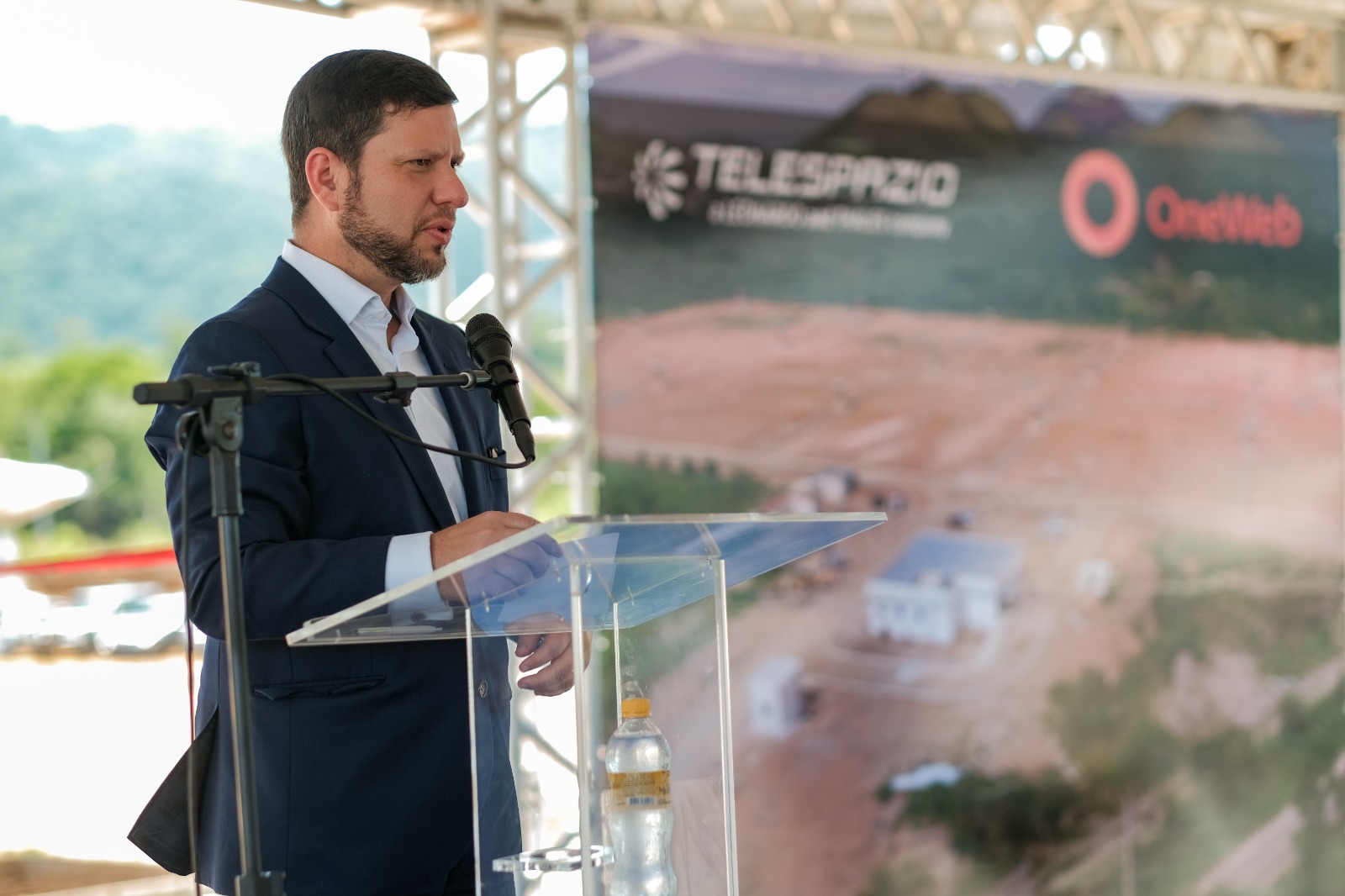 Secretário da Casa Civil participa da inauguração do Teleporto de Satélites em Maricá