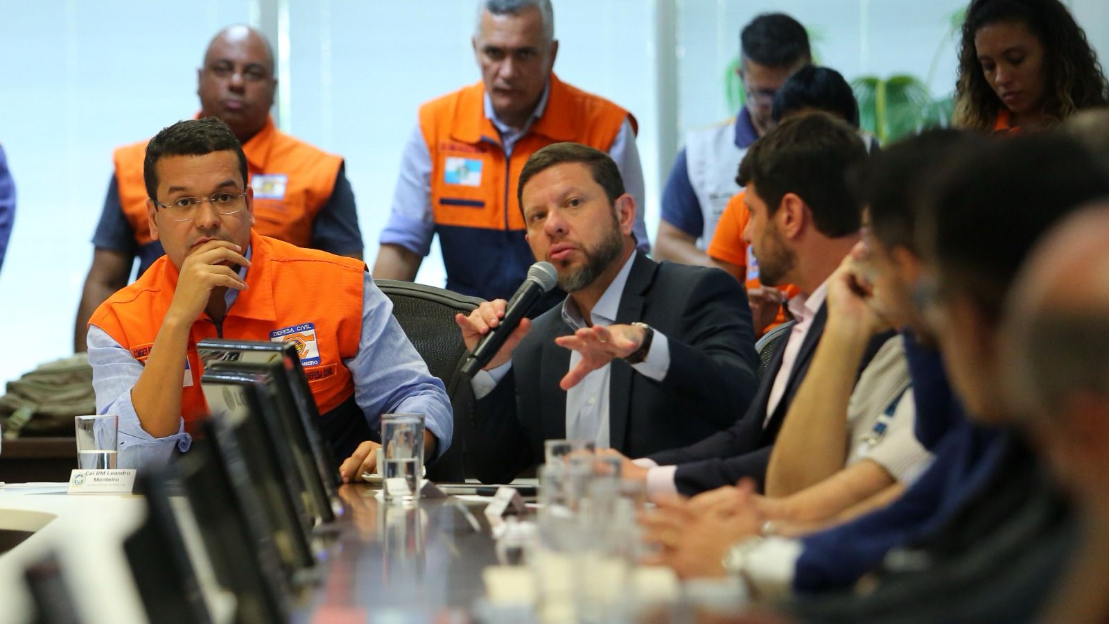 Em nova reunião com secretários, Cláudio Castro define plano de ação para chuvas dos próximos dias