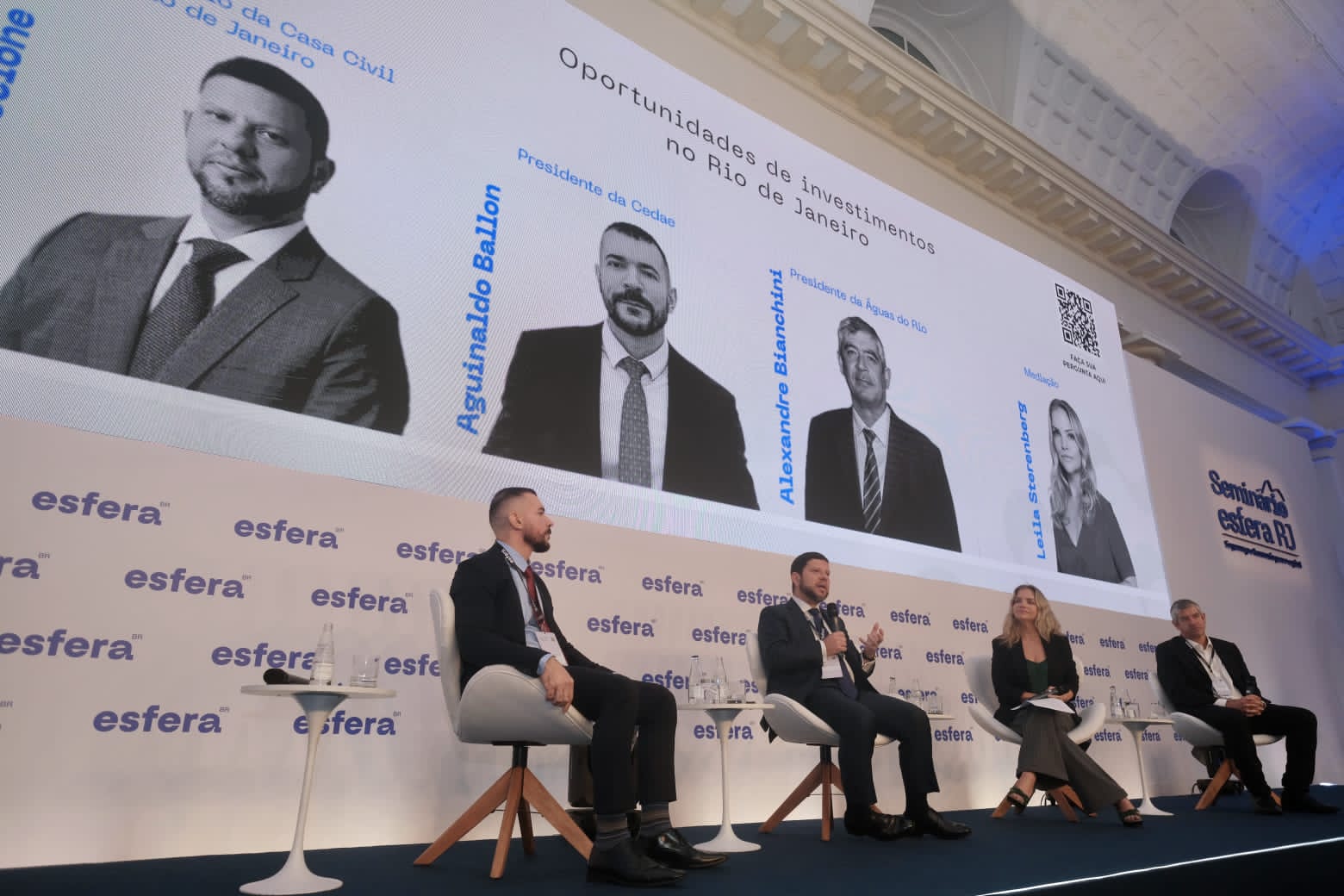 Evento da organização Esfera Brasil reuniu o governador Cláudio Castro, ministros, secretários estaduais e empresários para apresentar estratégias que geram desenvolvimento para o estado