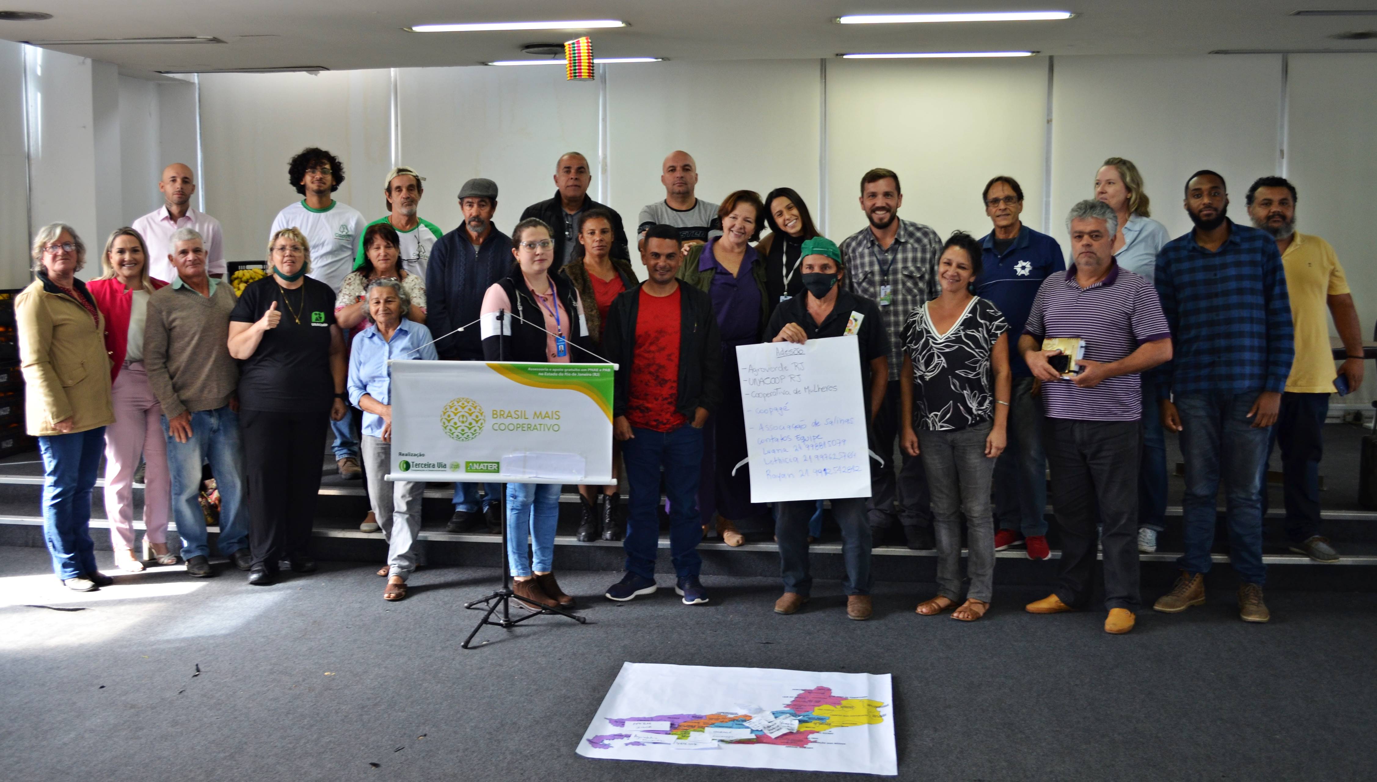 Participaram representantes de associações de pequenos produtores rurais de todo o estado  do Rio de Janeiro: Região Metropolitana, Baixada Litorânea, Baixada  Fluminense, Sul, Norte e Noroeste Fluminense, Região  Serrana, capital e outras localidades