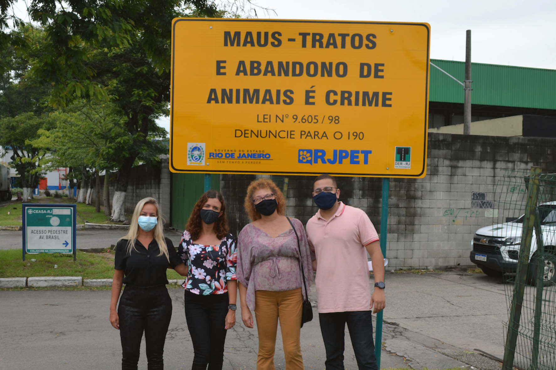 Placas foram instaladas em vários pontos dos mercados da Ceasa-RJ