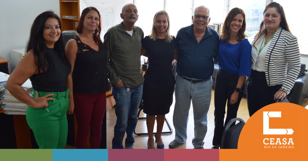 Reunião entre representantes da Ceasa, Acegri e Associação dos Carregadores