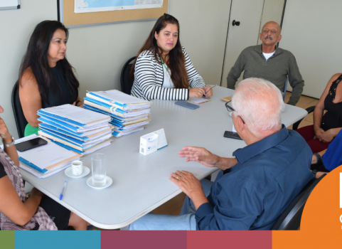 Reunião entre representantes da Ceasa, Acegri e Associação dos Carregadores