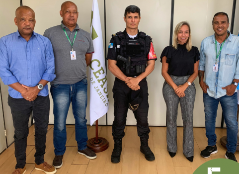 Guth Quintanilha, Denilson Santanna Brandão, major Frota, Bianca de Carvalho e Fabiano Franco