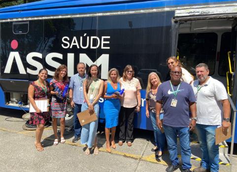 Cerca de 200 funcionários da Ceasa/RJ, em Irajá, foram atendidos, nos dias 16 e 17 de janeiro, por equipe médica da Assim Saúde em uma unidade móvel estacionada em frente ao prédio administrativo da central de abastecimento