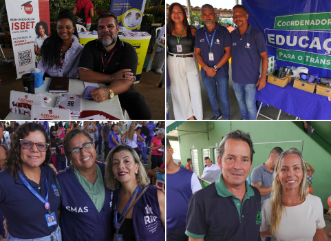 Participantes da primeira ação social de 2025 realizada na Ceasa de Irajá