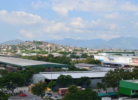Vista aérea da unidade da Ceasa-RJ em Irajá 