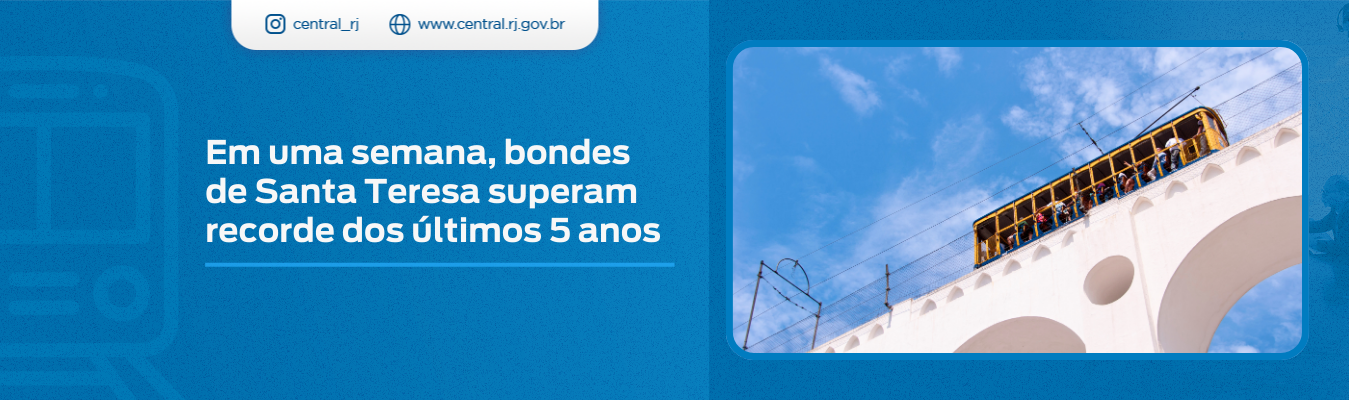 Em uma semana, bondes de Santa Teresa superam recorde dos últimos 5 anos