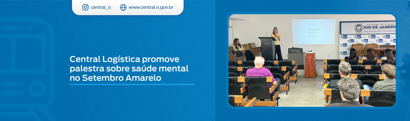 Central Logística promove palestra sobre saúde mental no Setembro Amarelo