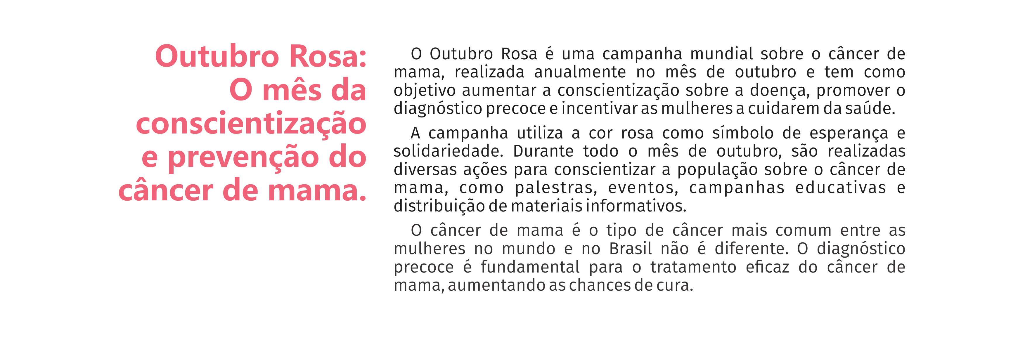 Outubro rosa