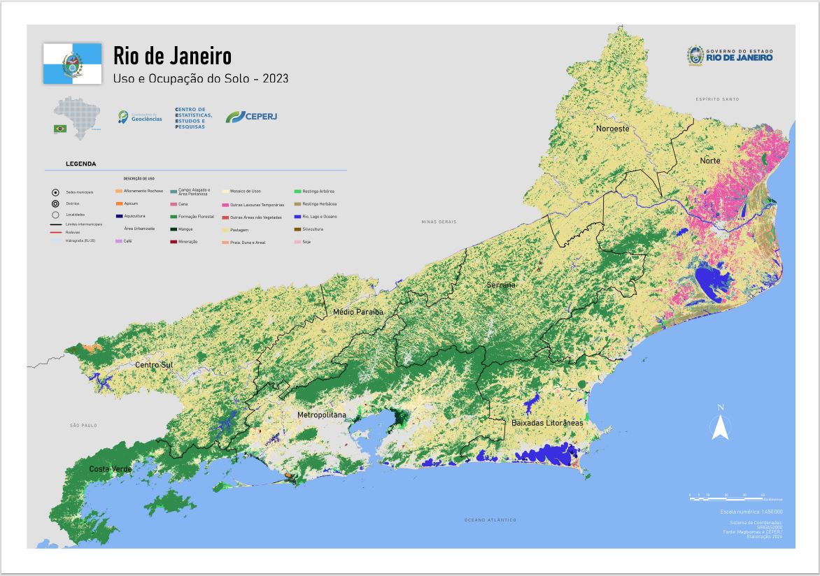 Uso e Ocupação do Solo 2023 RJ
