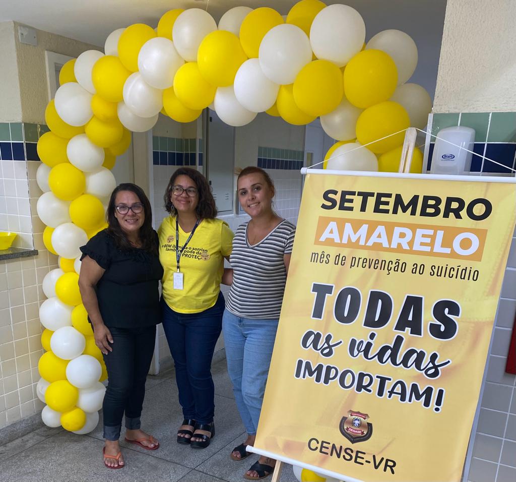  Setembro Amarelo: Cense Volta Redonda realiza movimento de conscientização 