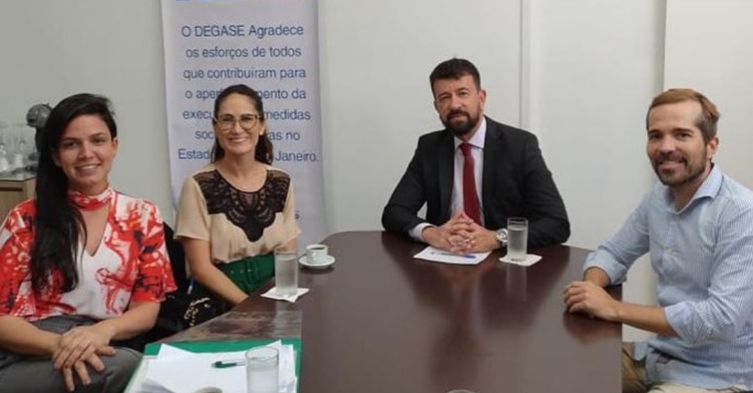 Degase recebe visita de Defensoria Pública do Rio de Janeiro