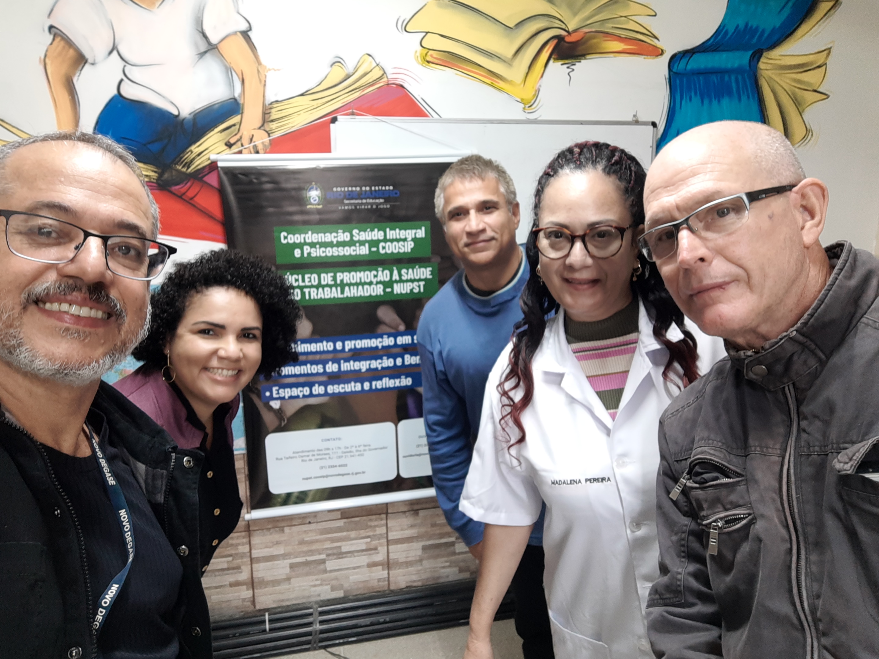 equipe do nupst no cai baixada