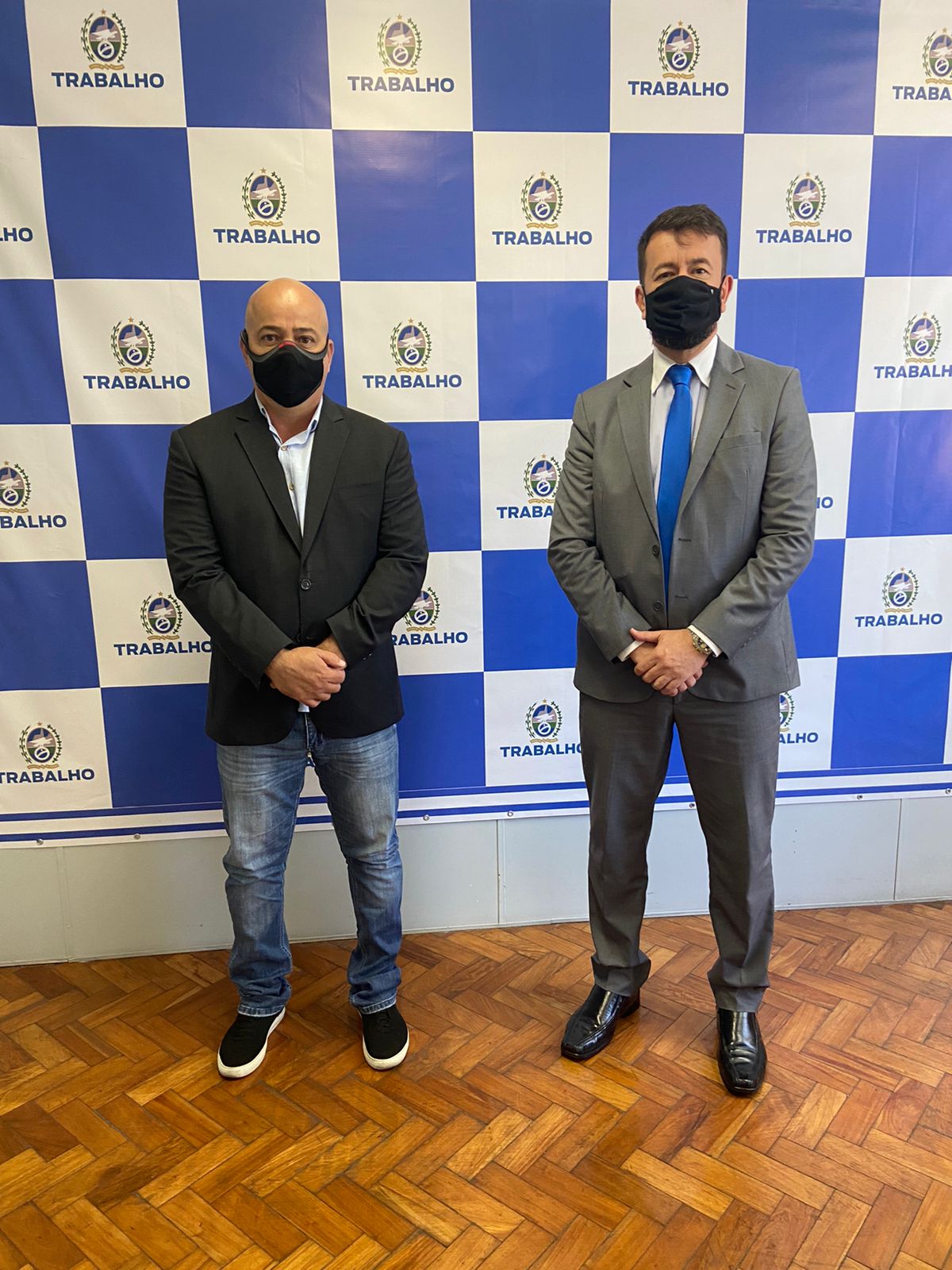 O diretor-geral do Degase, Victor Poubel, se reuniu na tarde desta terça-feira (18), com o secretário de Estado de Trabalho e Renda, Patrique Welber.