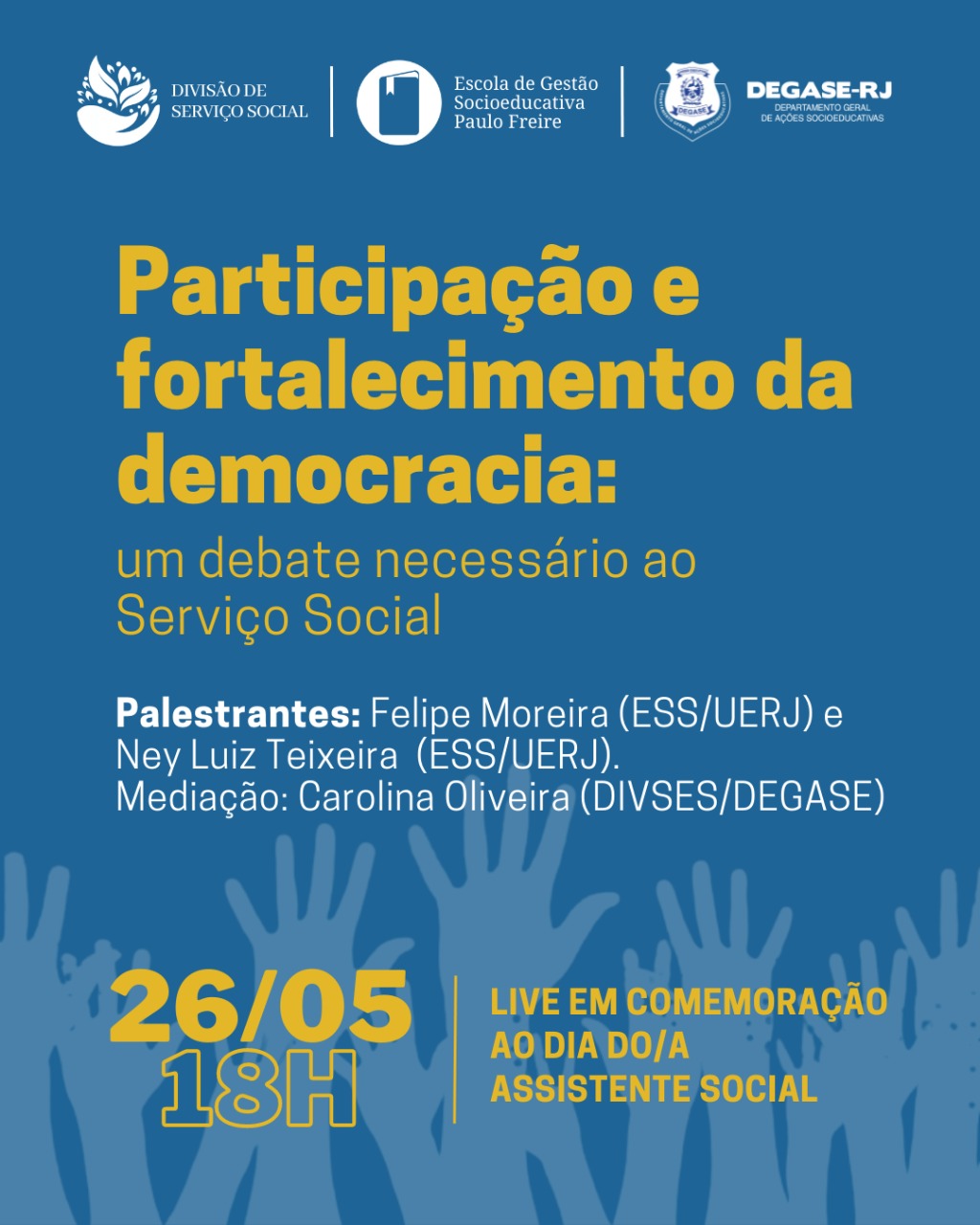 Live Dia do Assistente Social