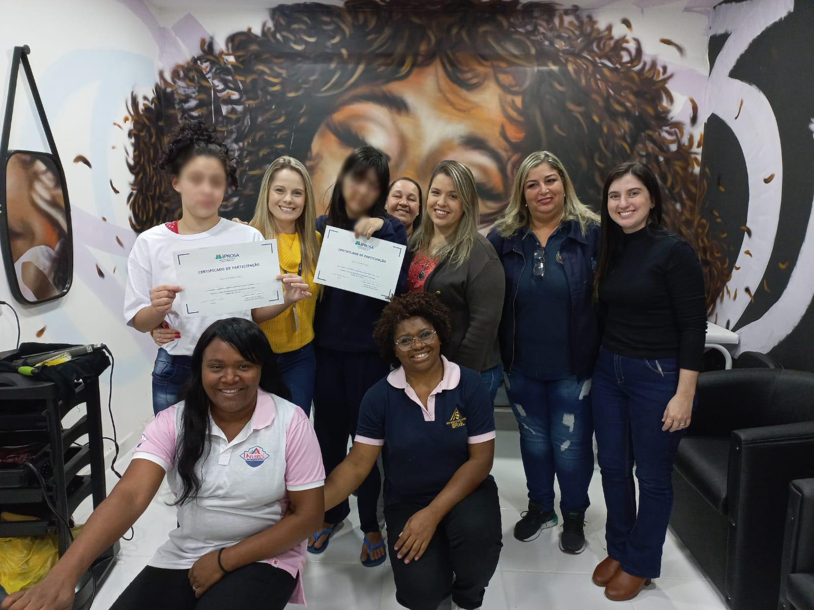 Degase realiza formatura de socioeducandas no curso Assistente de Cabeleireiro
