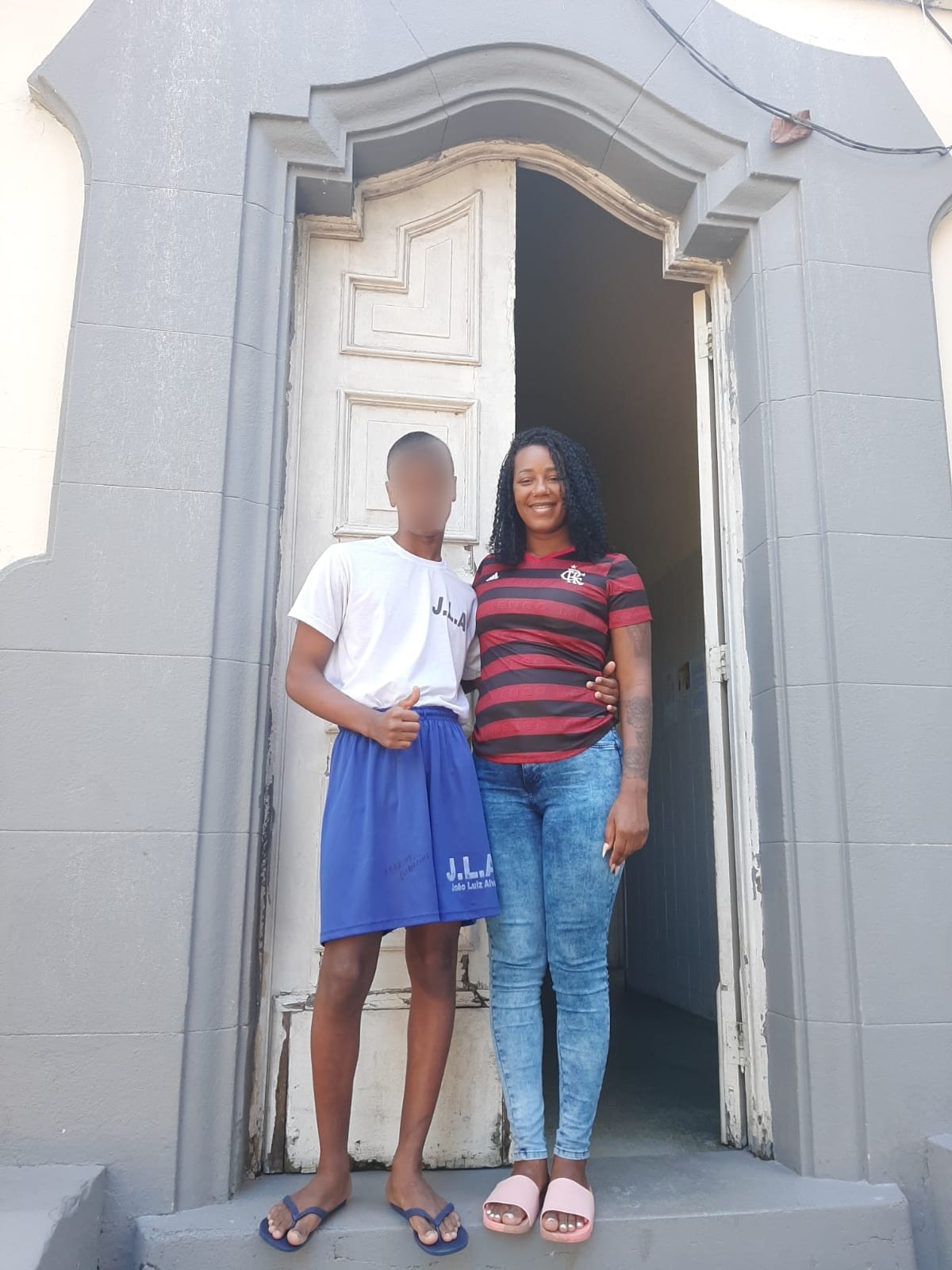 Socioeducando e sua mãe no CCJLA