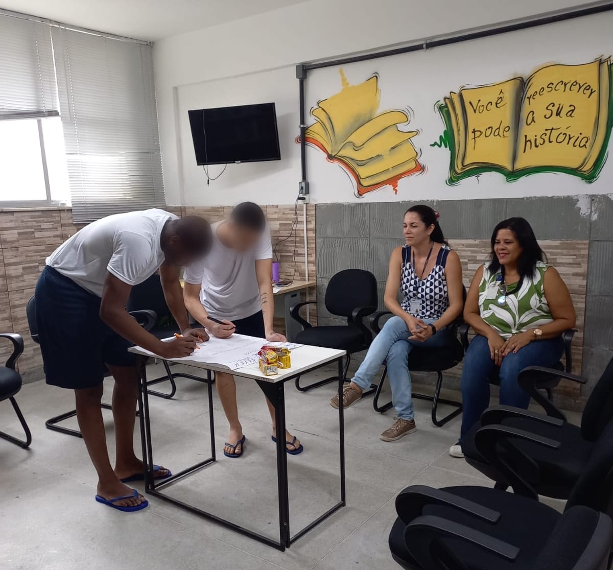 Janeiro Branco: CAI Baixada realiza atividade em prol da saúde mental