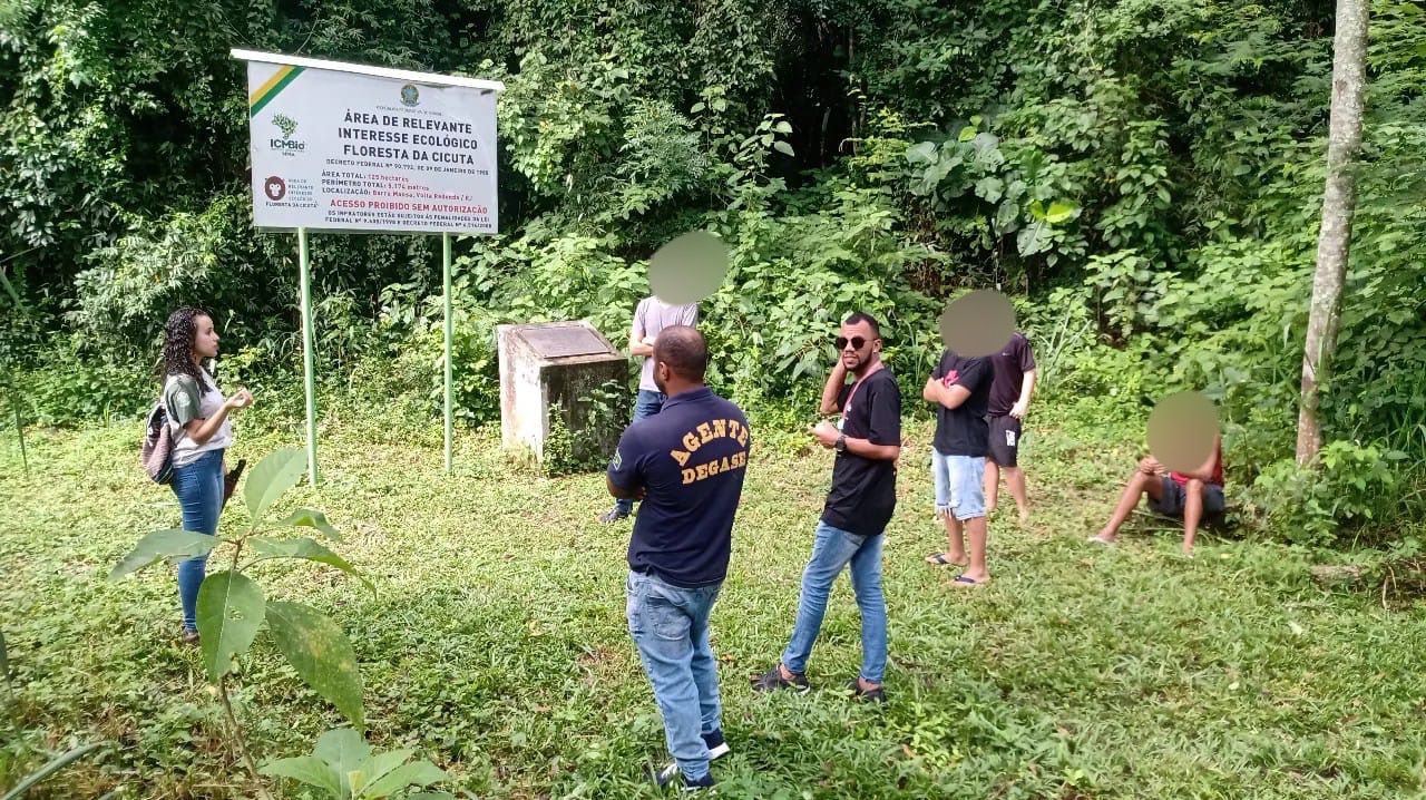 Criaad Volta Redonda visita a Floresta da Cicuta