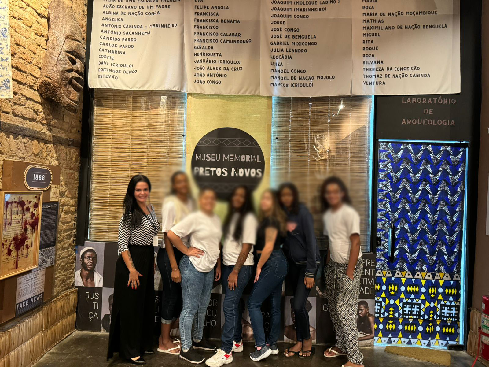 Criaad Galeão visita Instituto Pretos Novos