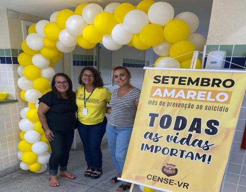  Setembro Amarelo: Cense Volta Redonda realiza movimento de conscientização 