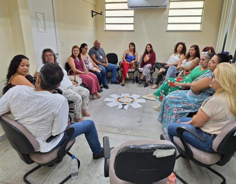 Núcleo de Justiça Restaurativa do Degase participa de reunião no Cense Volta Redonda