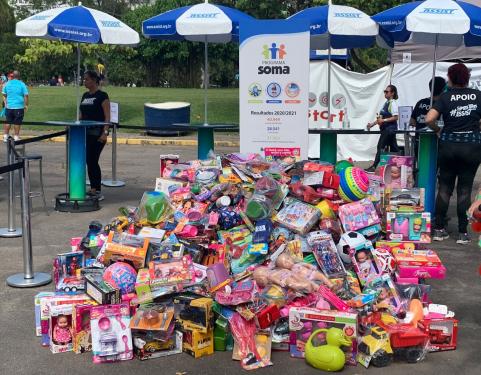 NUAF em parceria com Assist arrecadam, através de evento esportivo, donativos para famílias de socioeducandos