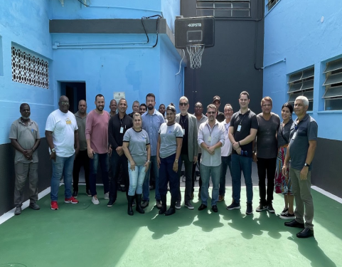 Inauguração da Quadrinha Poliesportiva do Criaad Bonsucesso