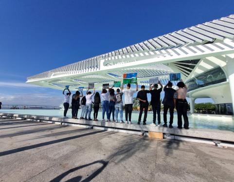 Após participação no evento, jovens do socioeducativo do Sudeste visitam o Museu do Amanhã 